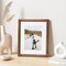 8x10 Picture Frame Set of 4 Natural Solid Walnut Photo Frames with 5x7 Removable Mat